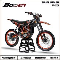 Kit d'autocollants graphiques personnalisés Surron Ultra Bee, film vinyle pour moto électrique tout-terrain, protection anti-rayures pour panneau, vélo électrique