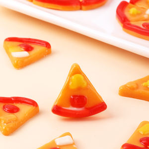 Vente en gros de bonbons gélifiés vitaminés aux saveurs de fruits assortis, sucrés et acidulés, certifiés Halal, en forme de pizza - Product Image 6