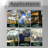 Automatische roestvrijstalen groenteschiller-wasmachine motor voor aardappel, cassave, yam, fruit schillen, groenteverwerkingsinstallatie