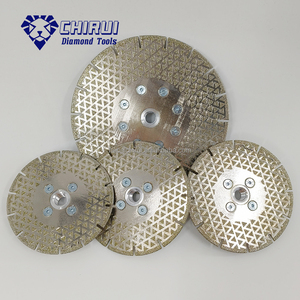 <span class=keywords><strong>Disque</strong></span> de découpe et de meulage <span class=keywords><strong>diamant</strong></span>é électroplaqué à motif étoilé segmenté de 6 pouces (150 mm) pour carrelage, marbre et grès - Product Image 4