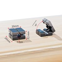 Organisateur magnétique de câbles de données pour voiture et bureau, clip de fixation pour câble de charge de téléphone portable, boucle de fixation minimaliste pour gadgets, style Rubik's