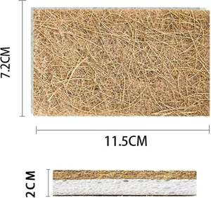 Éponge de nettoyage multi-usages en sisal écologique pour la vaisselle, en cellulose naturelle, pour la cuisine - Offre Spéciale - Product Image 4