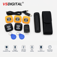 Kit de patrouille RFID V1 - Lecteur de sécurité robuste avec 5 points de contrôle pour l'inspection des grandes installations