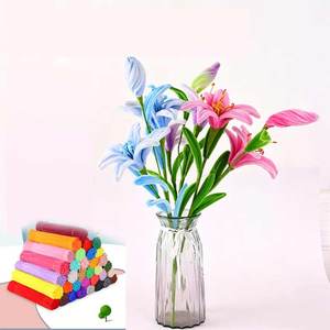 WQS Fils de chenille en vrac pour la création de fleurs DIY, 6/7/8mm, fil de chenille plus épais, fleurs en fil de chenille, jouets scientifiques et d'ingénierie - Product Image 6
