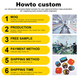 カスタムメイドの高級ポリエステル織りラベル、襟ロゴ入りメインラベル、ネックラベル-粘着式＆洗濯可能 - Product Image 4