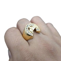 Usine de bijoux en gros, diverses bagues pour hommes, acier inoxydable 316, crâne, cheval, bouclier, ancre, étoile hexagonale, bagues de haute qualité