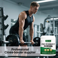 Poudre Pré-Entraînement 12g Bouteille 20 Pack Sans Sucre Peptide de Poisson des Grands Fonds Boost d'Énergie Endurance Force Entraînement