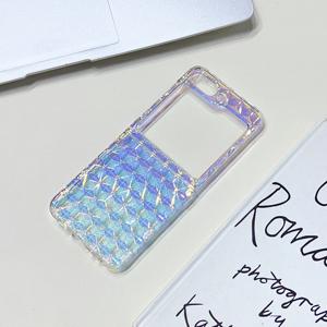 NUEVA LLEGADA Color chapado duro trasero Z Flip 5 cubierta cristalina recubrimiento óptico Flip Phone CASE para Samsung Galaxy Z Flip 5 4 3 - Product Image 4