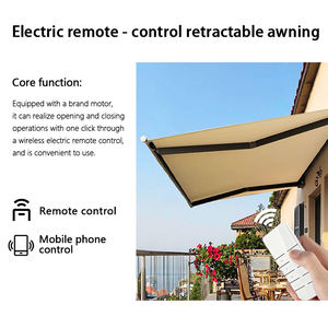 Ventes chaudes Auvents électriques rétractables à cassette complète en aluminium pour l'extérieur - Product Image 2