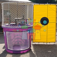 Jeux gonflables pour événements de fête et de carnaval, bac à trempage gonflable à vendre, machine de bac à trempage