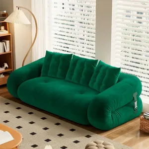 Sofá comprimido modular reclinable de lujo, decoración seccional lavable, muebles de sala de estar para oficina en casa, características de cama de esquina - Product Image 1