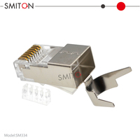 Konektor CAT8 FTP Male Rj 45 Konektor Terlindung Cat8 8P8C