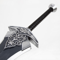 Épée de Chevalier Noir Dark Souls de 125 cm, lame en résine, accessoire de cosplay