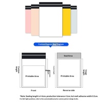 Sacs d'expédition pour coursiers, personnalisables avec logo, recyclables, pour vêtements, auto-adhésifs, réutilisables, résistants à la déchirure, pour livraison express, direct usine