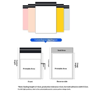 Sacs d'expédition pour coursiers, personnalisables avec logo, recyclables, pour vêtements, auto-adhésifs, réutilisables, résistants à la déchirure, pour livraison express, direct usine - Product Image 5