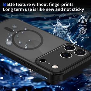 เคสแม่เหล็กสำหรับไอโฟน17 PRO MAX AIR 16 15 Pro 16E 14 PLUS 13 12 11 MIL เกรดป้องกันการตกฝาครอบโทรศัพท์แบบด้านกันกระแทก - Product Image 5