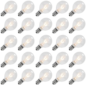 Bombilla de repuesto HQ 120V <span class=keywords><strong>5W</strong></span> G40 base E12 para decoración <span class=keywords><strong>Led</strong></span> jardín al aire libre bombilla de repuesto de luz de cadena de Navidad - Product Image 2