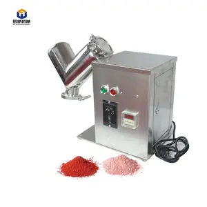 Laboratorio V forma di miscelazione secco erba polvere Mixer V tipo polvere miscelazione V cono miscelatore macchina 5Kg