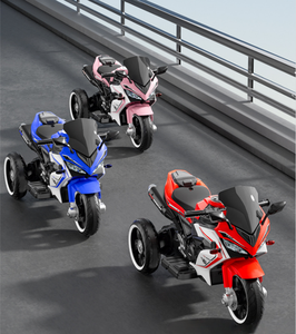 12V ucuz elektrikli çocuk motosikleti şarj edilebilir pil oyuncaklar bisiklet çocuklar için 2-4 yıl simüle araba motosiklet - Product Image 5