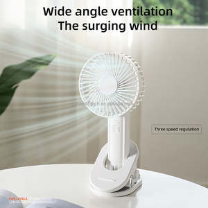 Mini ventilador de escritorio Clip personal recargable Ventilador de refrigeración de mano plegable Usb en verano Fácil de llevar para uso exterior - Product Image 4