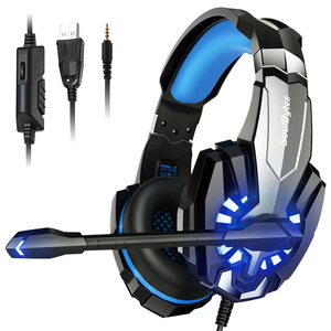 Auriculares con micrófono para gaming, dispositivos de audio con puerto USB, cancelación de ruido, vibración, para PC <span class=keywords><strong>2022</strong></span>, novedad de 7,1 - Product Image 1