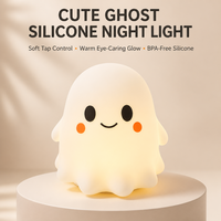 Jouet Squishy Géant Fantôme d'Halloween, Doux et Blanc, Anti-Stress, Jouet Sensoriel, Cadeau Nouveauté en Boîte pour les 8-14 ans et 14 ans et plus