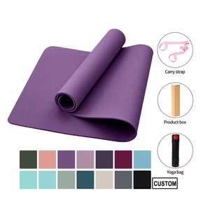 Tapete de Yoga Plegable y Resistente de TPE de 6MM, 8mm y 10mm con Logotipo Personalizado Sansd, Tapete de Yoga de Alta Calidad con Impresión Personalizada <span class=keywords><strong>para</strong></span> <span class=keywords><strong>Ejercicio</strong></span> - Product Image 2