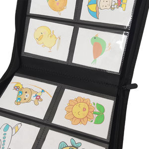 ModernQiu Custom Toploader Carpeta <span class=keywords><strong>de</strong></span> tarjetas <span class=keywords><strong>de</strong></span> 4 bolsillos Álbum <span class=keywords><strong>de</strong></span> juego <span class=keywords><strong>de</strong></span> cartas coleccionables <span class=keywords><strong>de</strong></span> cuero PU para 128 tarjetas Álbum <span class=keywords><strong>DE</strong></span> FOTOS moderno - Product Image 5