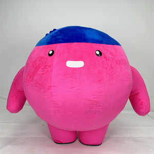 Pink Disco Ball Mascot Costume Inflable Kirby Ball Disfraces Fútbol/Golf/Baloncesto/Mascot Ropa Venta Cosplay Dress - Product Image 2