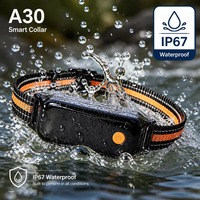 Collier de suivi GPS AGPS BeiDou pour chien, localisateur intelligent pour animaux de compagnie, moniteur de fréquence cardiaque 4G LTE, étanche IP67, commande vocale à distance pour chiens de petite et grande taille