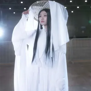 Xie Lian Cosplay disfraz conjunto para hombres mujeres Halloween cómic completo Anime Cosplay <span class=keywords><strong>Tian</strong></span> <span class=keywords><strong>Guan</strong></span> <span class=keywords><strong>Ci</strong></span> <span class=keywords><strong>Fu</strong></span> Xielian pelucas sombrero de bambú Top Prop - Product Image 3