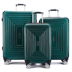最新方便的电脑时尚三件套户外手推车行李箱
