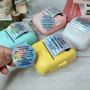 P50 Portable Inkless Label <b>Printer</b> Bluetooth Mini Auto Cutter For Label Printing 500 Labels Per Roll - Product Image 3