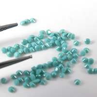 Lot de pierres nanosallines résistantes aux hautes températures, pierres naturelles, coupe ronde, couleur bleu et vert, turquoises, prix d'usine