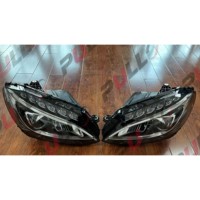 Phare LED pour Mercedes Benz, feu avant pour voiture C W205 2015, 2 pièces
