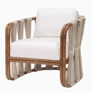 Meubles d'extérieur Easy Outdoor Dees, style nordique moderne et épuré, en rotin, imperméables, pour la détente, les séjours, les balcons, les cours et les jardins, d'inspiration sud-est asiatique - Product Image 3