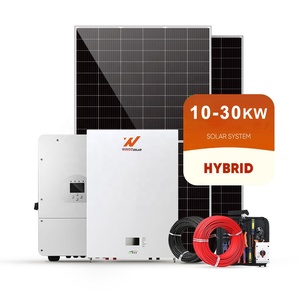 Wingo 10000W pannelli solari completi kit On Off Grid sistema di energia solare 15Kw 20kva ibrido sistema solare per EU Home - Product Image 1
