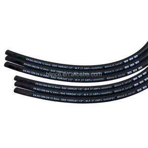 Tuyau hydraulique flexible Blince DIN 853 2SN SAE100 R2AT 1/4 pouce - Product Image 3