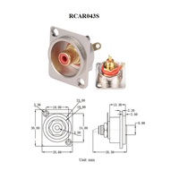 D Type Châssis Panneau Mur Vis Montage RCA BNC 3.5mm Femelle Prise Connecteur Module En Alliage De Zinc Extender Coupleur Adaptateur