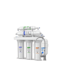 Système de filtration d'eau domestique manuel Tesran UF à ultrafiltration 3+3 à 5 étapes, pour comptoir/sous-évier, par osmose inverse - Nouveauté 2026, Offre Spéciale