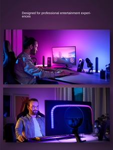 <span class=keywords><strong>Philips</strong></span> e-sports room atmosphère atmosphère lumière avec ordinateur décoration de bureau rondelle murale RGB table et homekit - Product Image 5