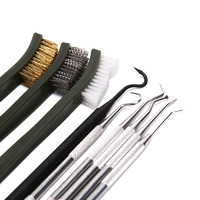 Kit de nettoyage universel tactique en acier, cuivre et nylon pour armes de chasse 9 mm, 5,56/7,62 - Accessoire multifonctionnel léger