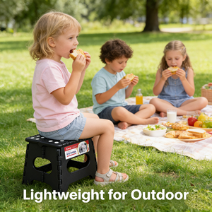 Factory Custom <strong>Folding</strong> Lightweight <strong>Step</strong> <strong>Stool</strong> Home Outdoor Easy Carrying Plastic <strong>Folding</strong> <strong>Step</strong> <strong>Stool</strong> for Kids Adult - Product Image 5