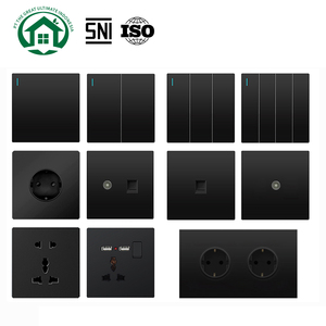 Pano.V SNI 86mm EU Standard Socket with <b>USB</b> Type <b>c</b> Port PC or Acrylic Panel for House Power Electric <b>Switch</b> Socket - Product Image 1