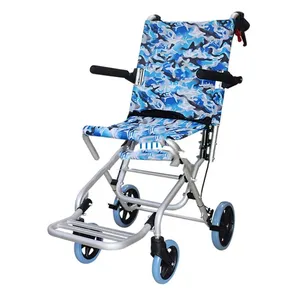Vente en gros facile à voyager léger transport manuel fauteuil roulant pliant à vendre