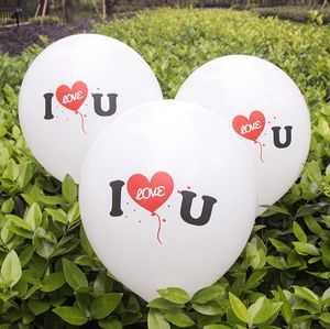 Corazón con estampado de helio/¿Te casarás conmigo/recién casado/Sr. Sra./Te amo globo de látex para decoración de bodas - Product Image 5