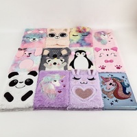 Journal intime mignon personnalisé pour enfants carnet de notes en peluche avec serrure et clé vente en gros