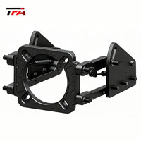 Base de volant fixe en aluminium massif usiné sur mesure, résistant à la corrosion, pour simulateur de course automobile Sim Sports