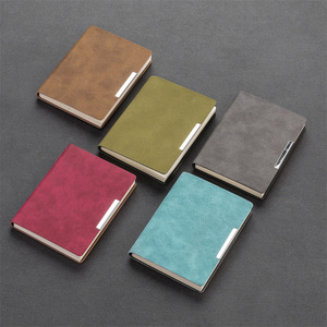 A7 siêu mini Pocket máy tính xách tay với PU Leather trường hợp xoắn ốc Tạp Chí cuốn sách cho các trường học & Quà Tặng Chủ Đề may RÀNG BUỘC - Product Image 4