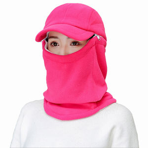 Chapeau <span class=keywords><strong>polaire</strong></span> chaud extérieur avec cache-cou utilisé pour la <span class=keywords><strong>cagoule</strong></span> de moto par temps froid extrême - Product Image 1
